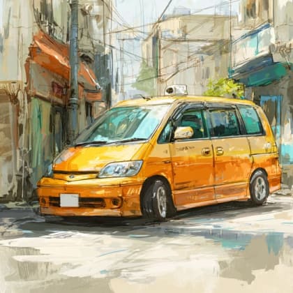 Shared Taxi Minivan
