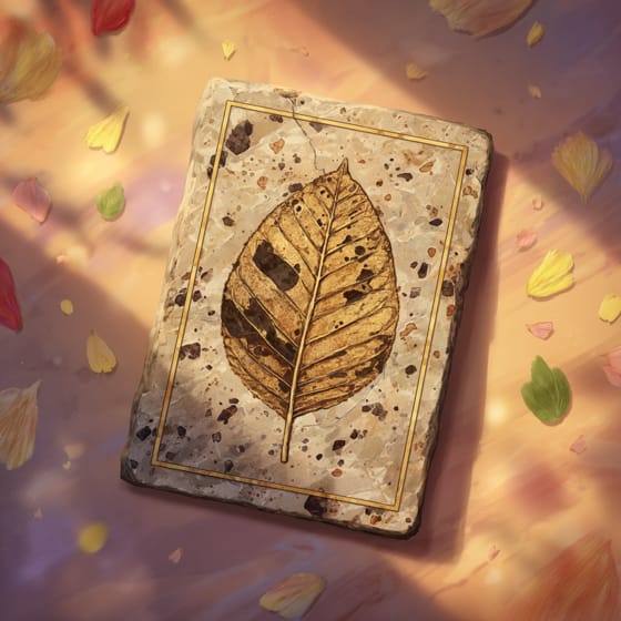 Fossilized Leaf
