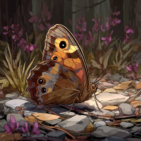 Common Evening Brown