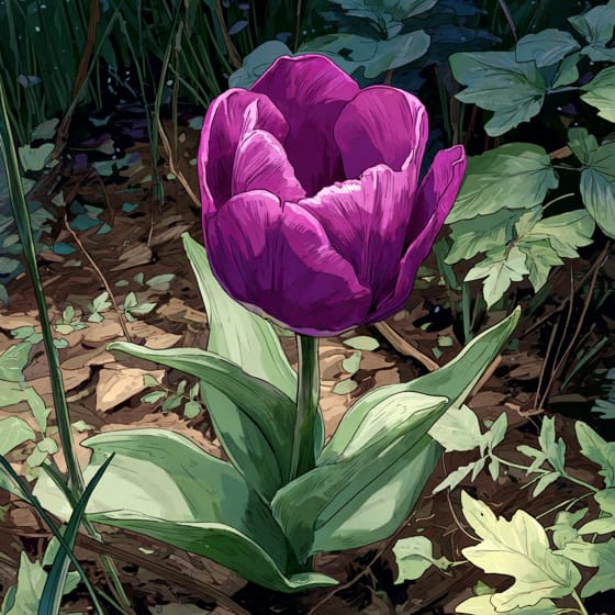 Purple Tulip