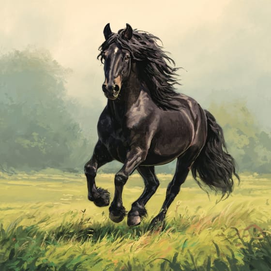 Friesian Horse