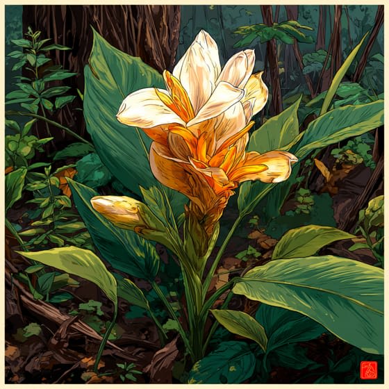 Hedychium gardnerianum