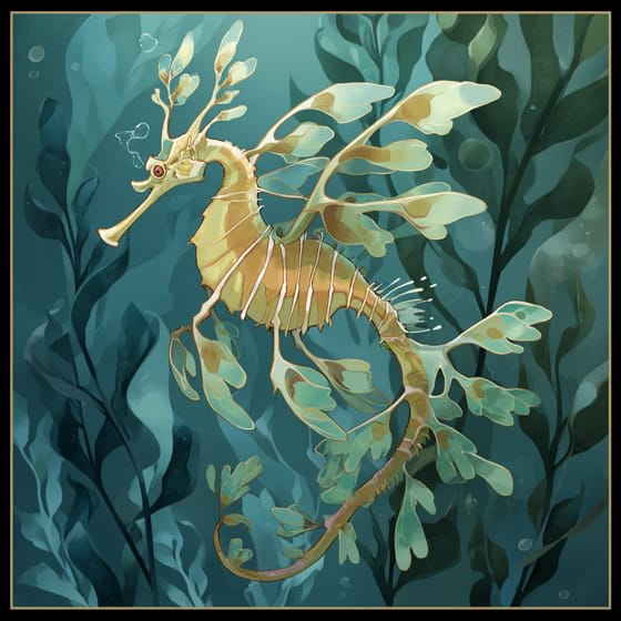 Dragon des mers feuillu