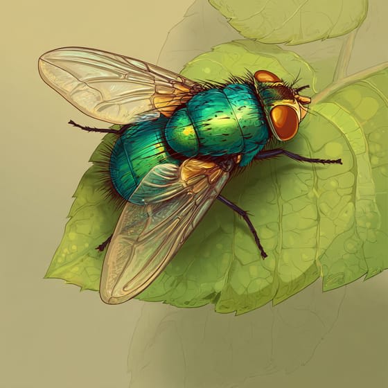 Mouche verte
