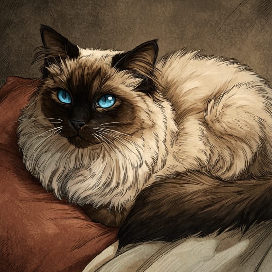 Gato ragdoll