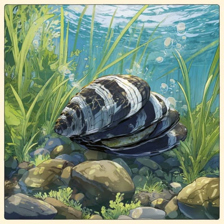 Zebramuschel