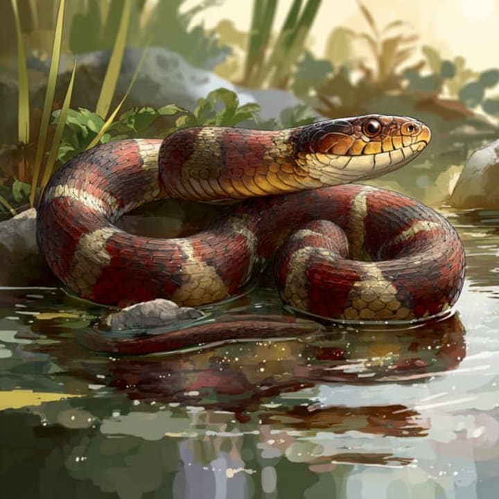 Serpiente de agua del norte