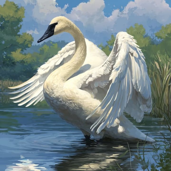 Trompeterschwan