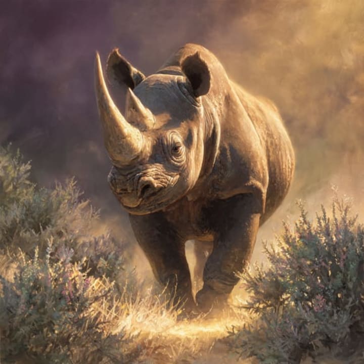 Spitzmaulnashorn