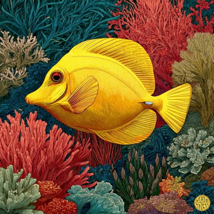 Zitronendoktorfisch