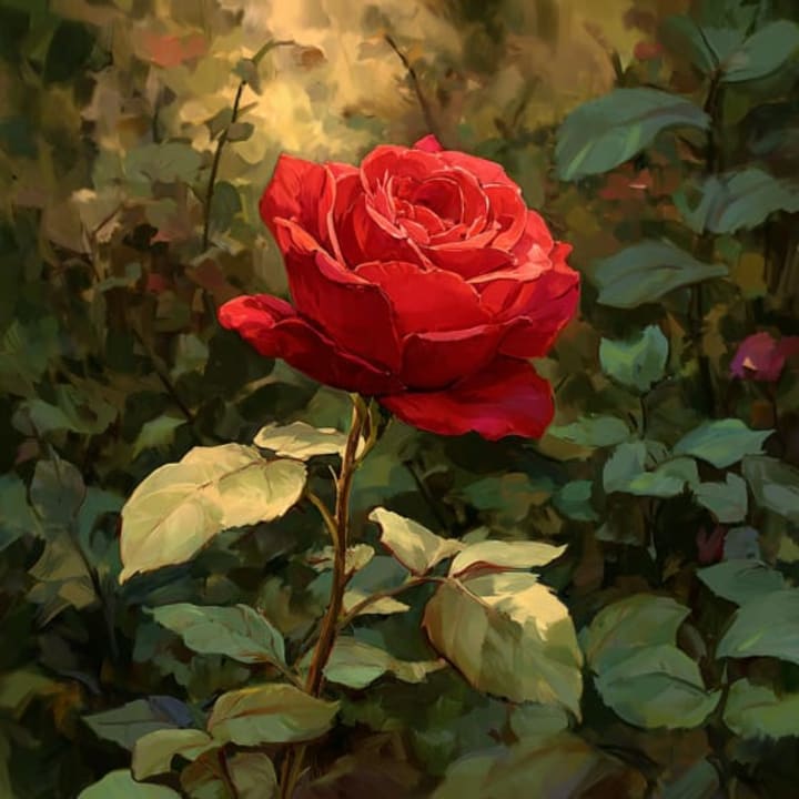 Rosa rossa