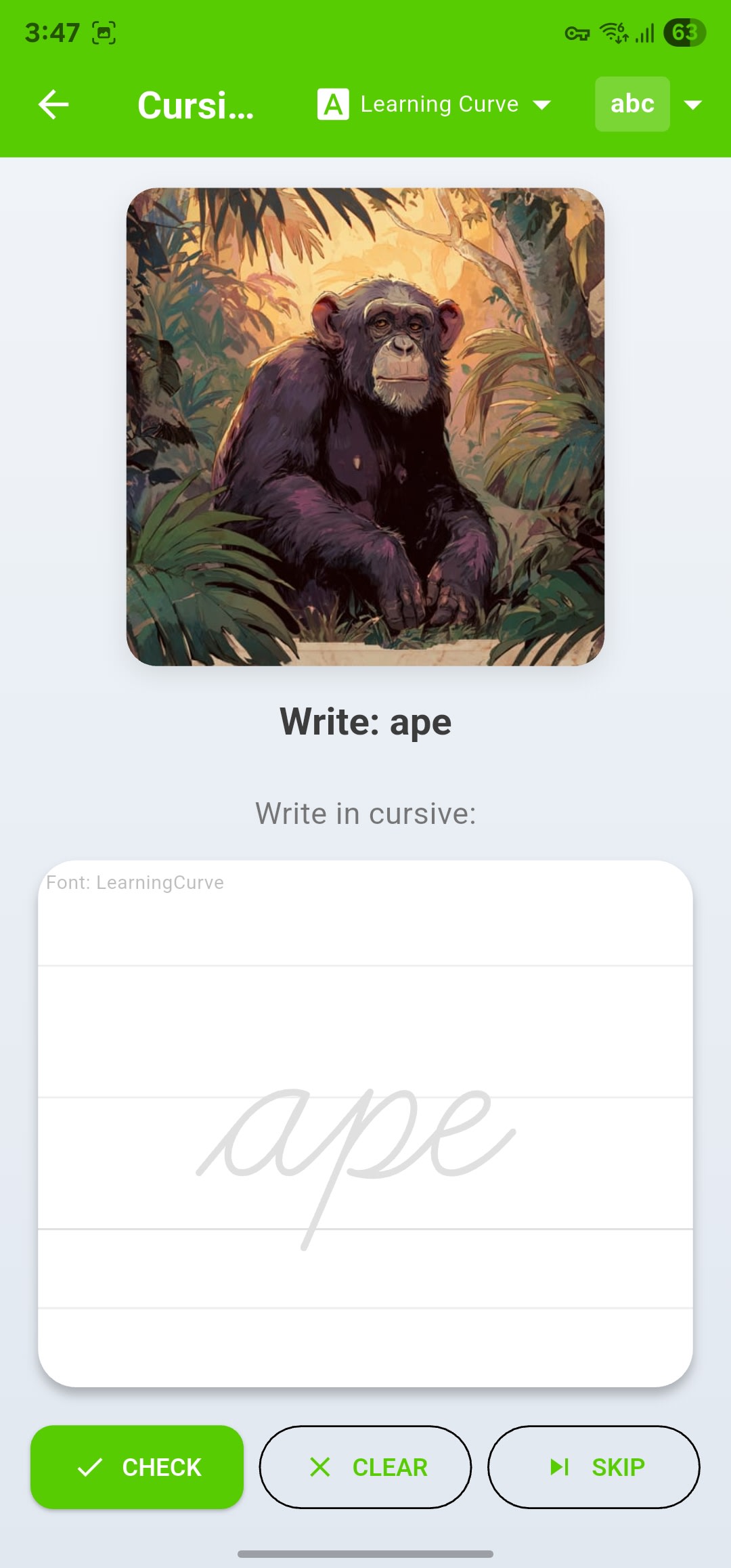 Snap Handwriting screenshot 3