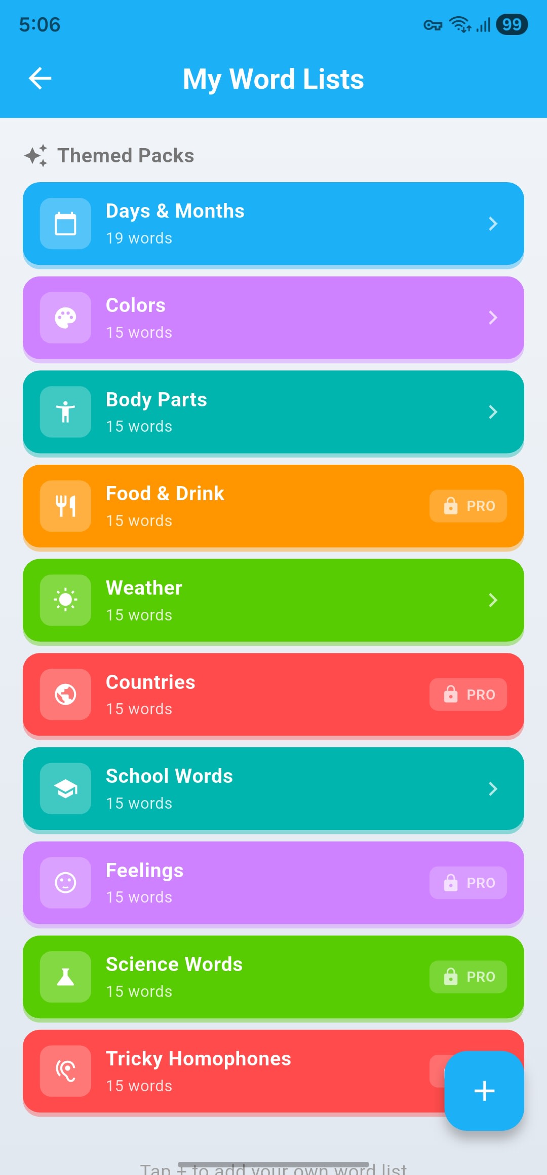 Snap Spelling screenshot