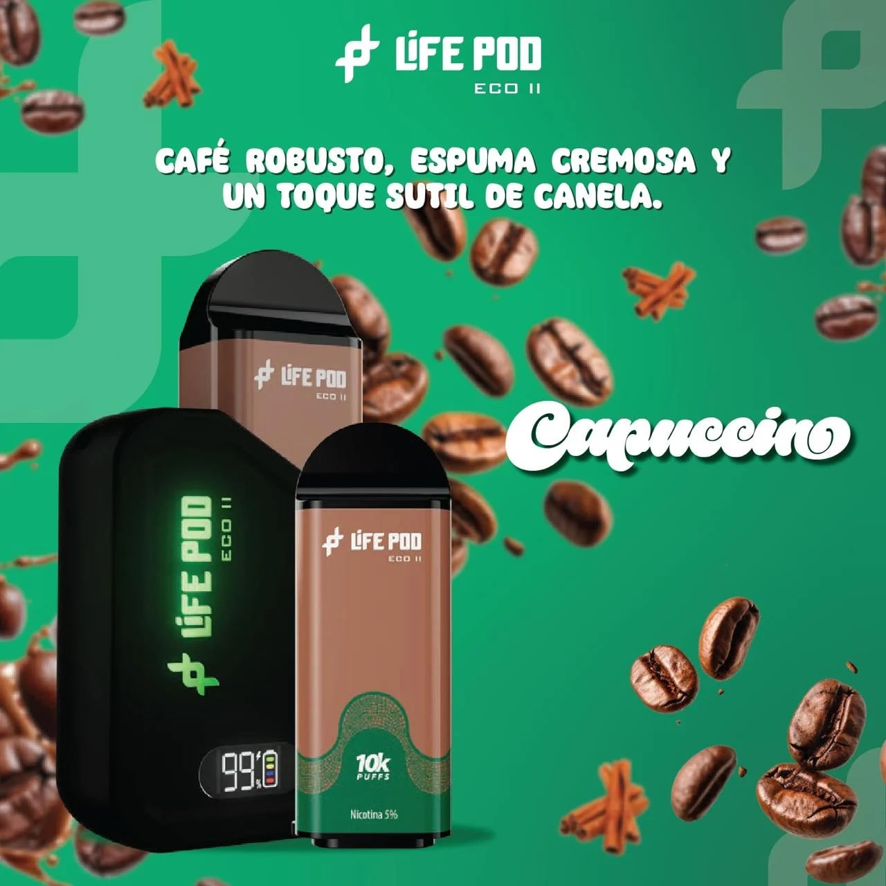 Vape Lifepod Capuccino Kit Especial en Piura, Sullana, Talara