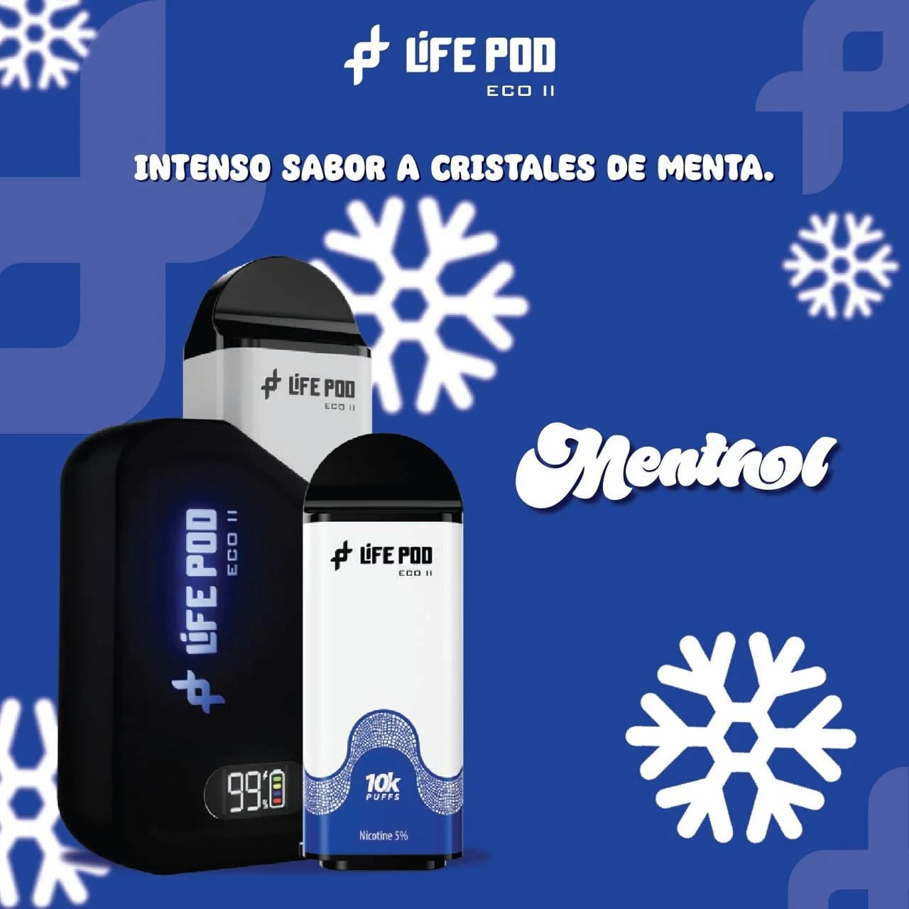Vape Lifepod Menthol Kit en Piura, Sullana, Talara