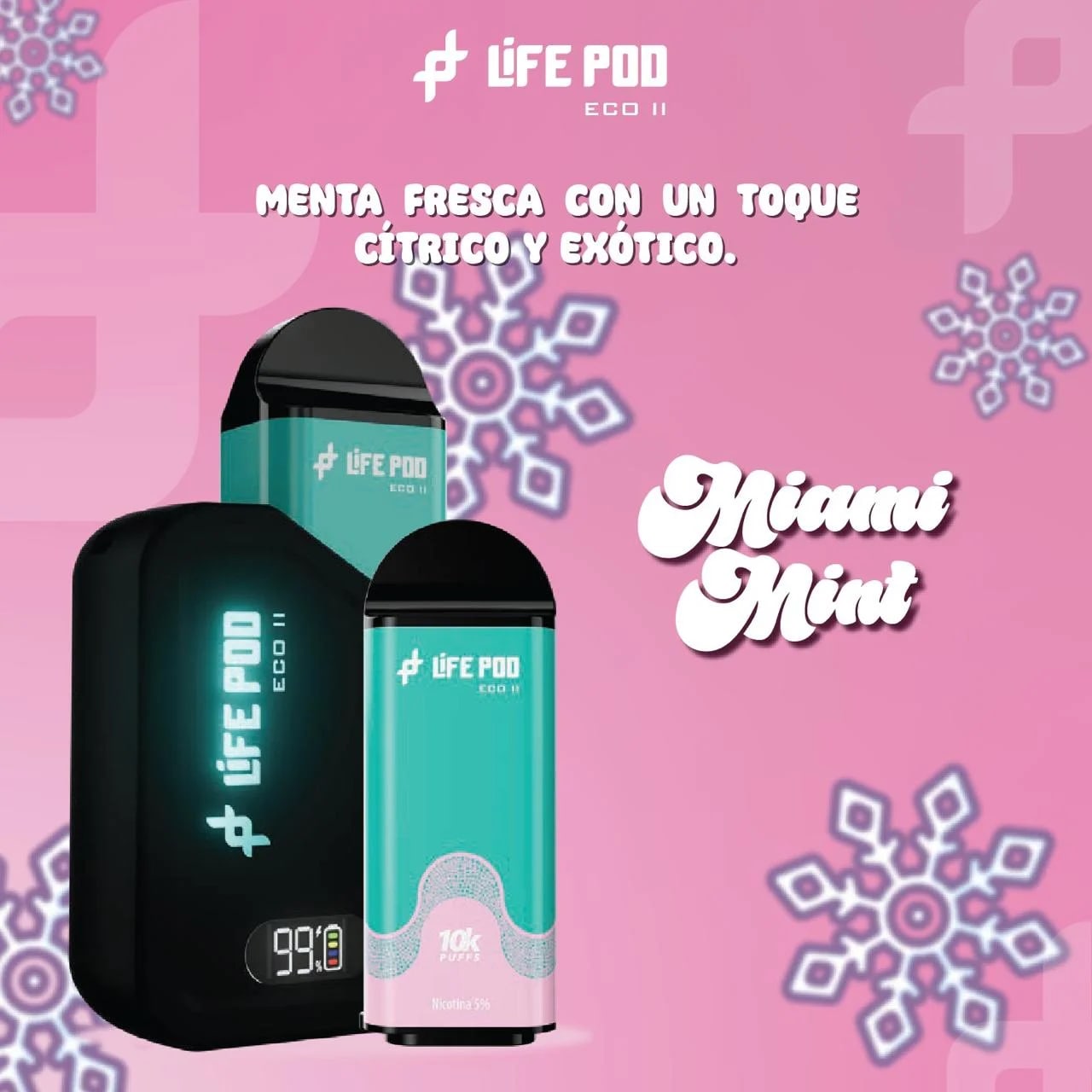 Vape Lifepod Miami Mint Kit Especial en Piura, Sullana, Talara