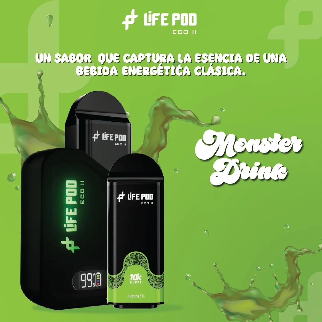 Vape Lifepod Monster Drink Kit Especial en Piura, Sullana, Talara