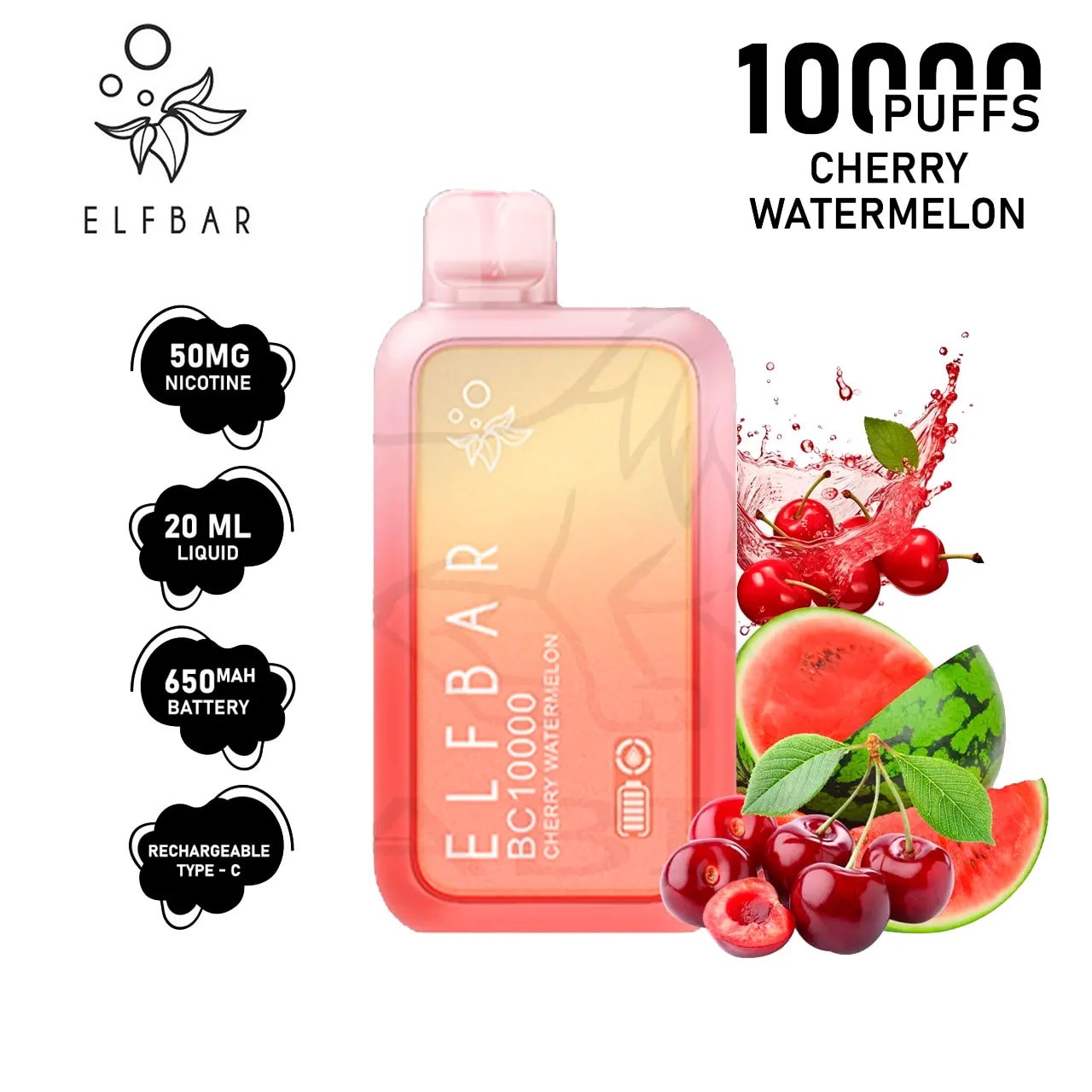 Vape Elfbar ElfBar BC10000 | Cherry Watermelon 10k Kit en Piura, Sullana, Talara