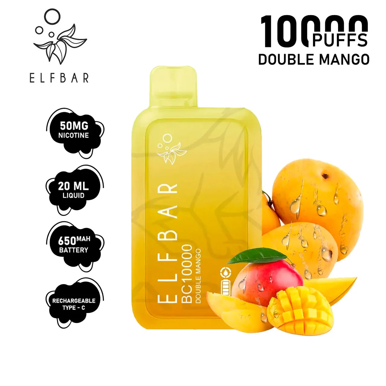 Vape Elfbar ElfBar BC10000 | Double Mango 10k Kit en Piura, Sullana, Talara