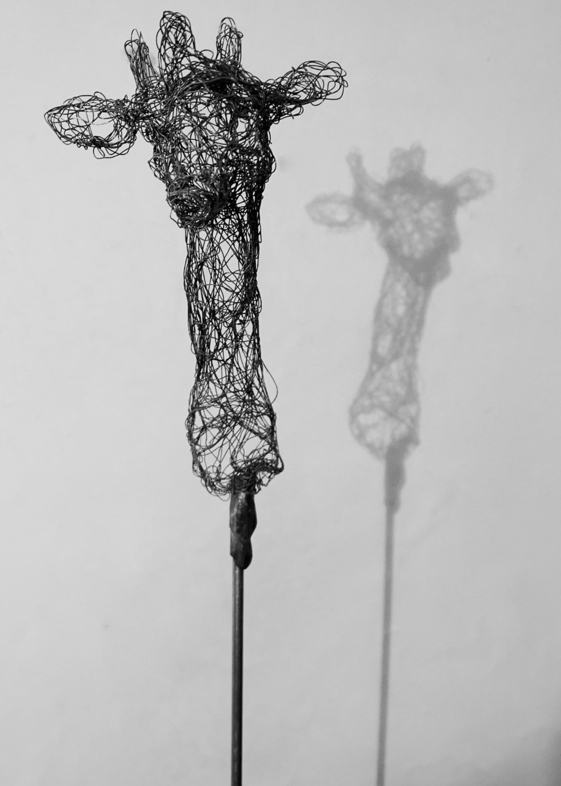 Small creatures 2023.59, view 3, wire sculpture by Myriam Louvel