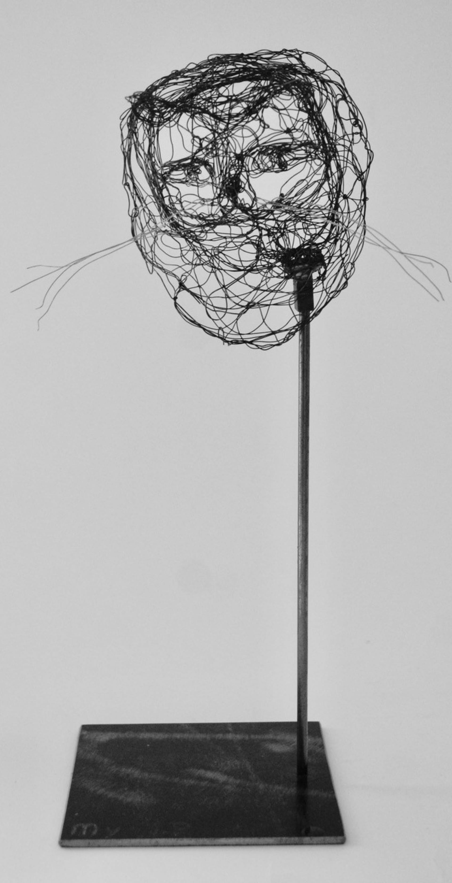 Petites bêtes 2024.124, vue 2, sculpture en fil de fer par Myriam Louvel