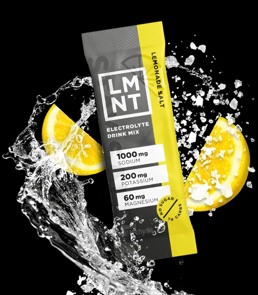 Lemonade Stick pack with fruit slices and slashes of salt