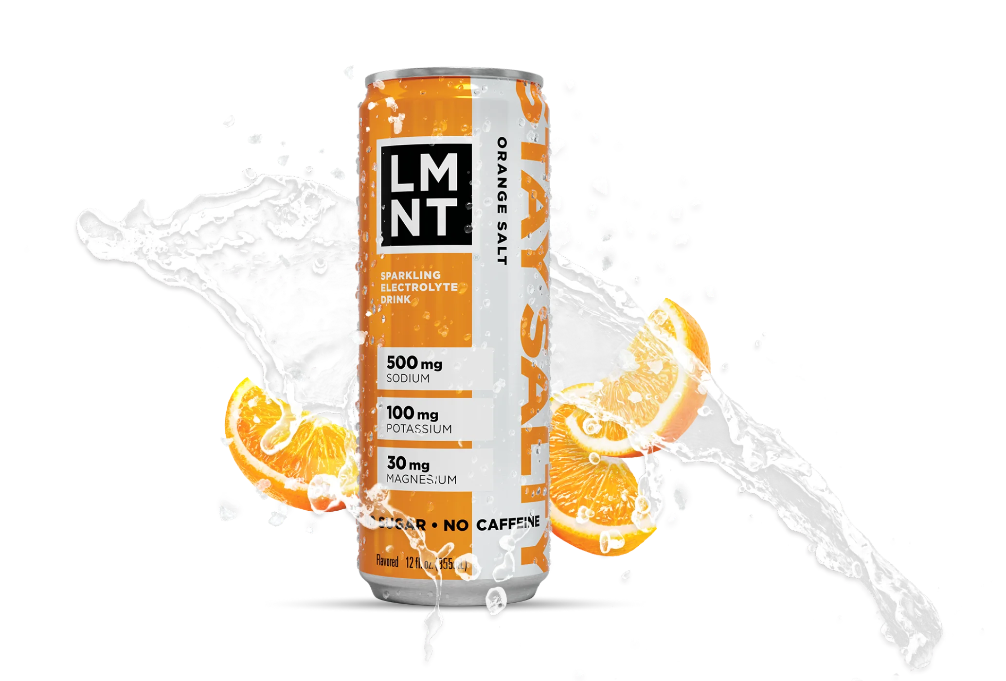 LMNT Sparkling Orange 12oz can