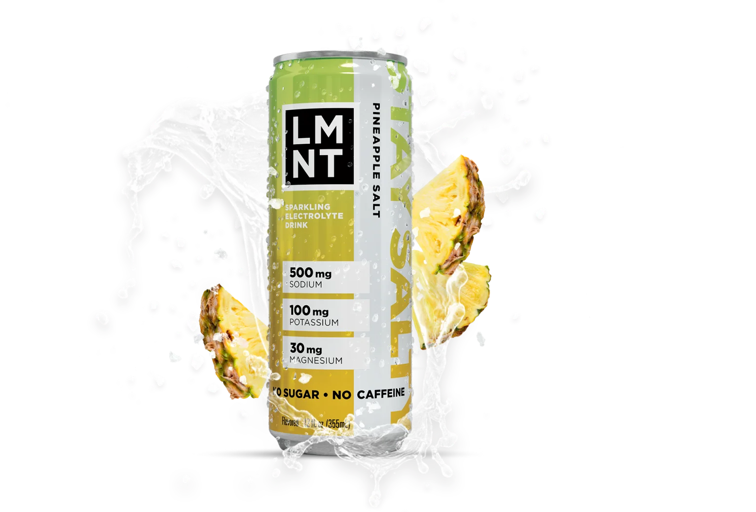 LMNT Sparkling Pineapple 12oz can