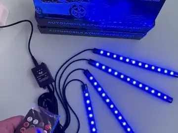 car interior LED ambient lights - Vibrant color combinations