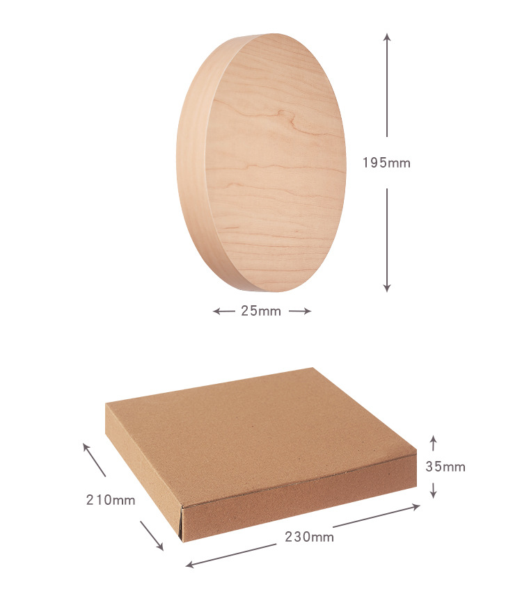 Nordic LED wall clock detail specifications