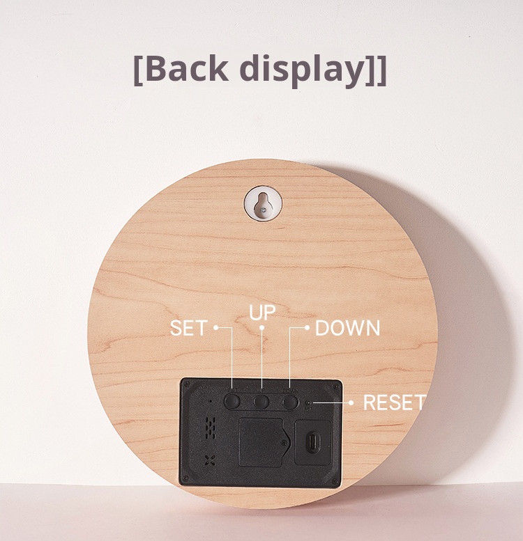Nordic LED wall clock detail specifications