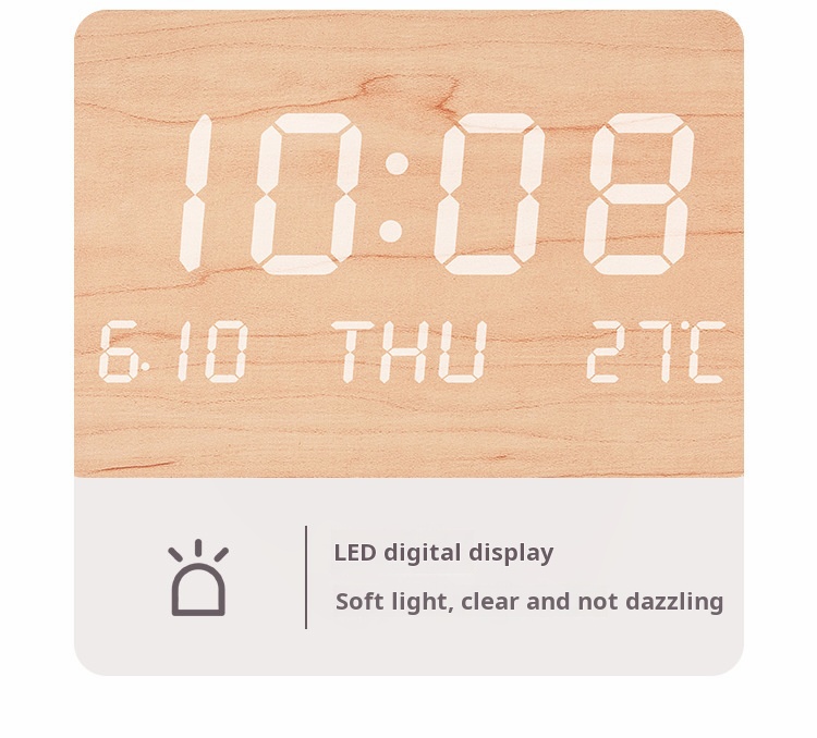 Nordic LED wall clock detail specifications