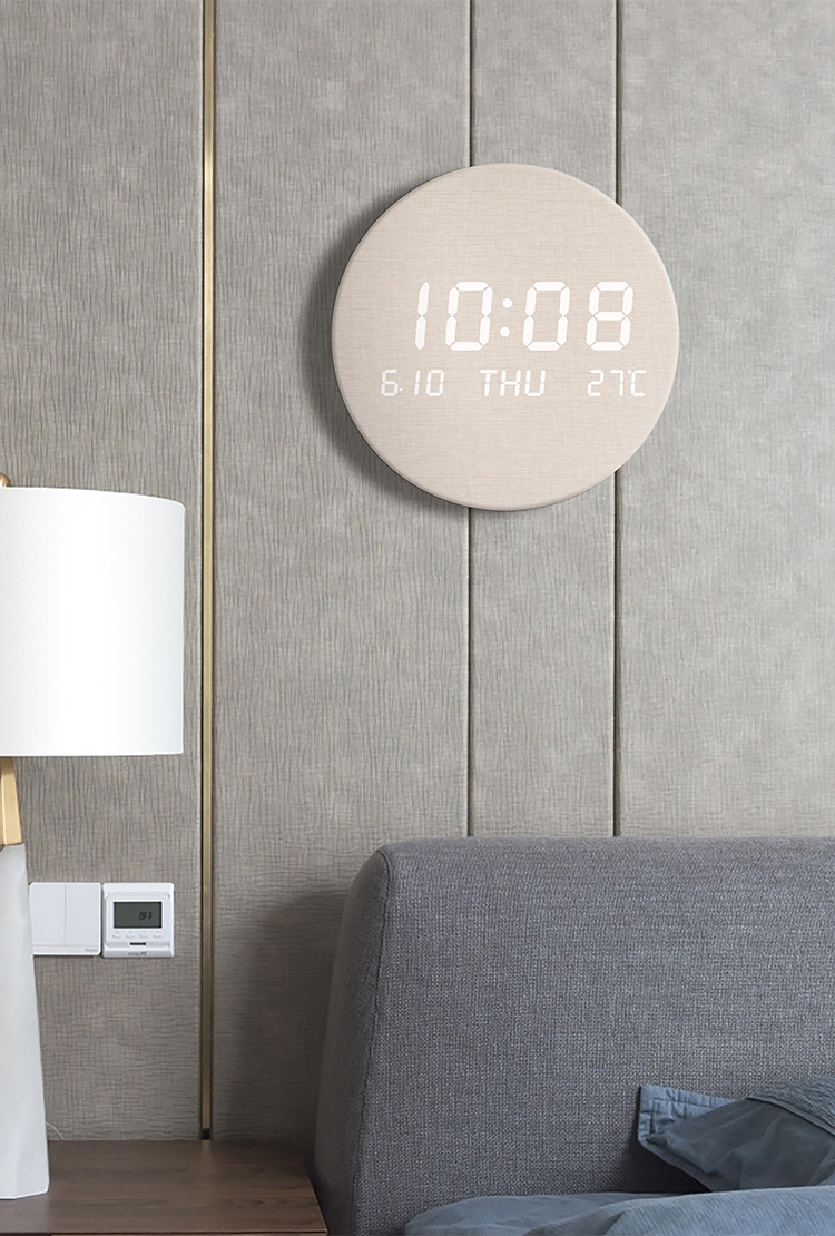 Nordic LED wall clock detail specifications