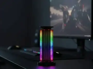 4D Panoramic Music Rhythm Light gaming room hero animation