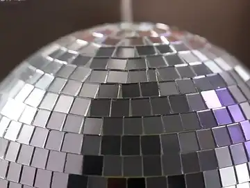 Disco ball detail close-up