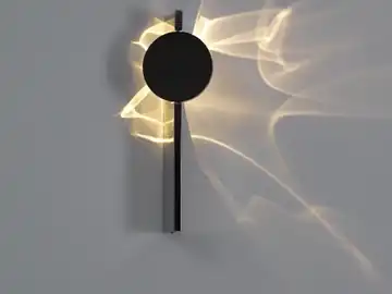 Wave wall lamp - wider wave spread ambient lighting