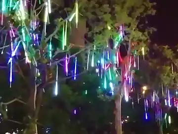 LED Meteor Shower Lights - Feature Demo