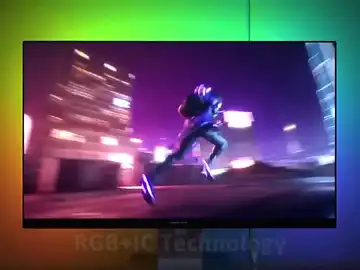 LED monitor backlight detail - RGB+IC Technology color matching