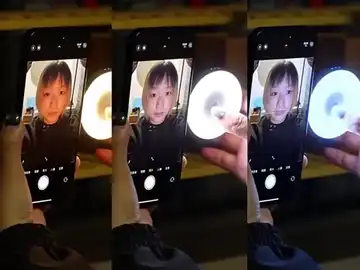 Built-in HD makeup mirror with fill light
