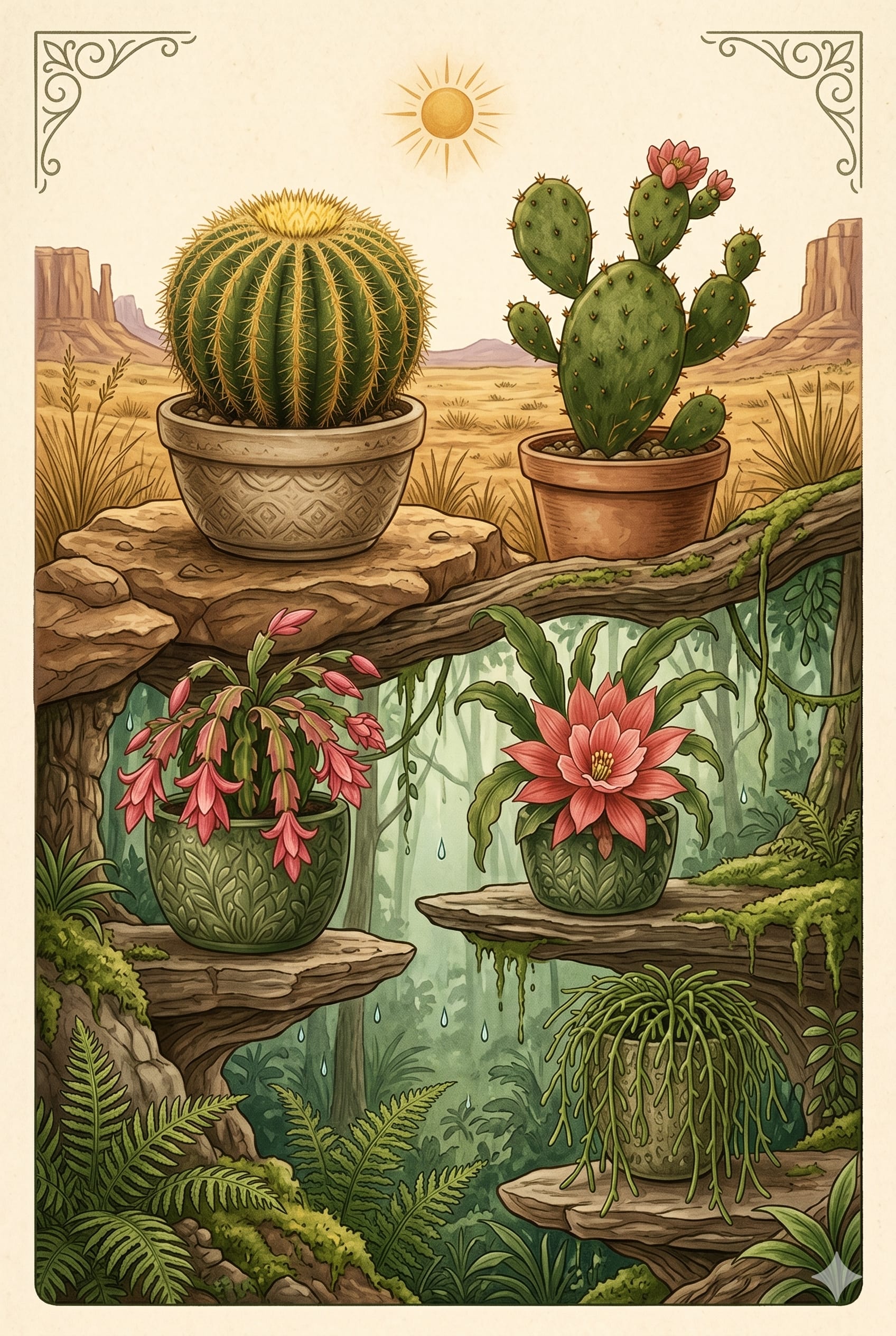Cacti are not desert plants — well, mostly not