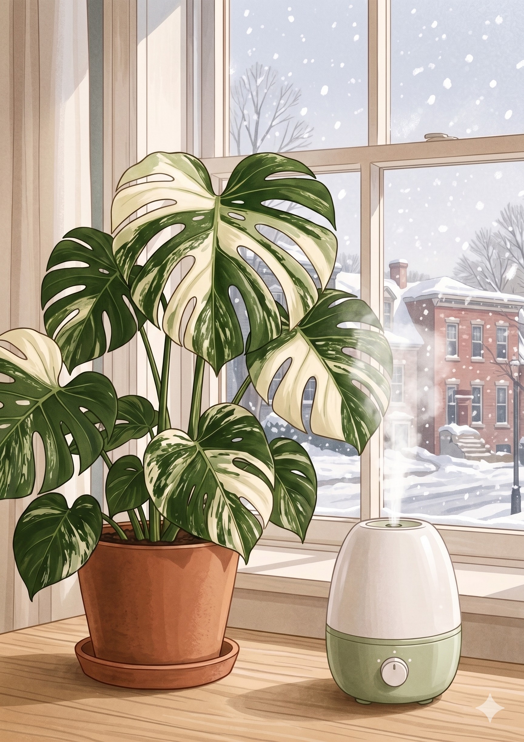 How to keep a Monstera deliciosa alive in a New England winter