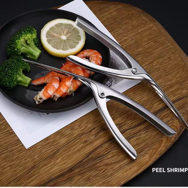 Cuchillo para quitar vena de gambas de acero inoxidable