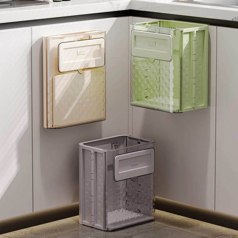 Cubo de basura plegable colgante - 3 colores