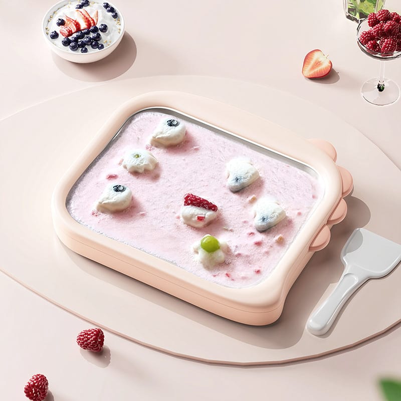 Máquina de helado frito