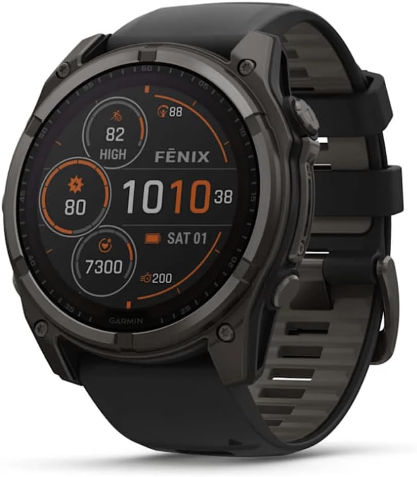 Illustration du modèle Garmin Fenix 8 Solar - 51mm Acier Inoxydable