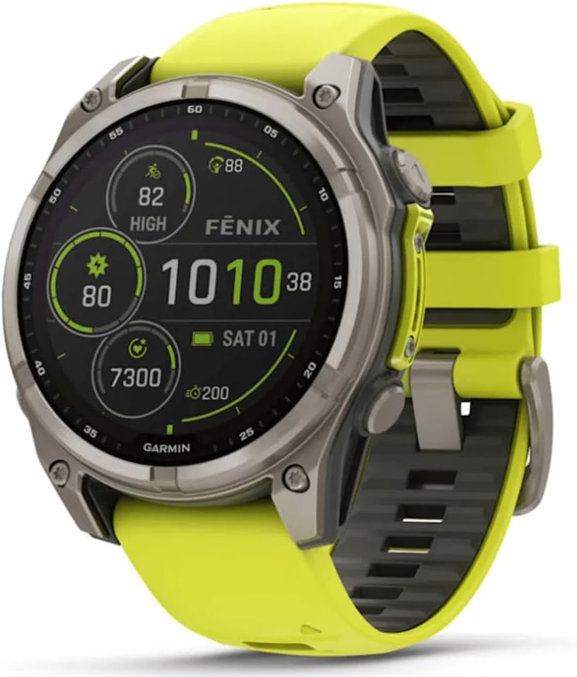 Abbildung des Modells Garmin Fenix 8 Saphir Solar - 47mm Titan