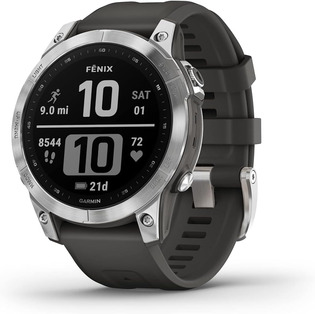 Abbildung des Modells Garmin Fenix 7 Silber - 47mm