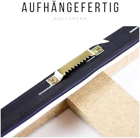 Vue 3 de Tableau Abstrait Dore Noir