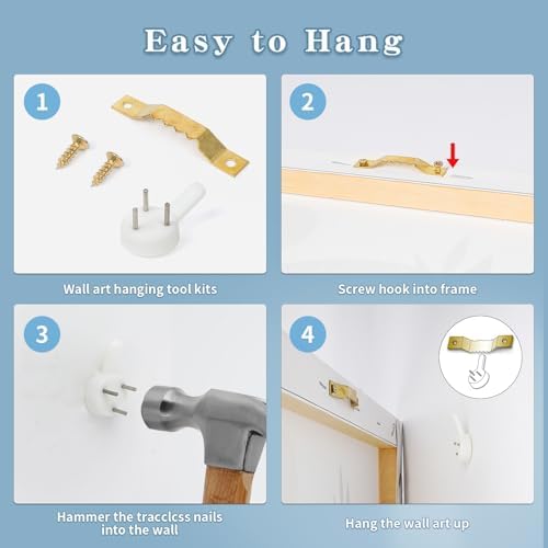 Vue 6 de Wengtiao Pieces Boho Abstraite