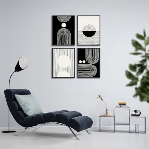 Vue 3 de Affiches Decoration Murale Minimalistes